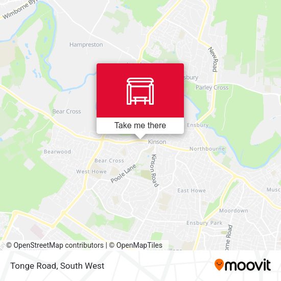 Tonge Road map