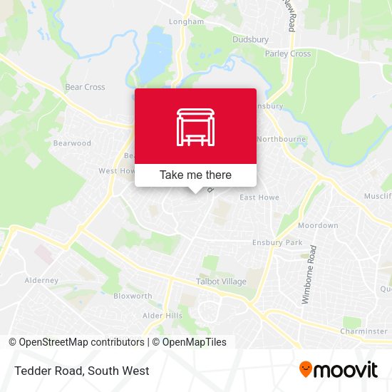 Tedder Road map