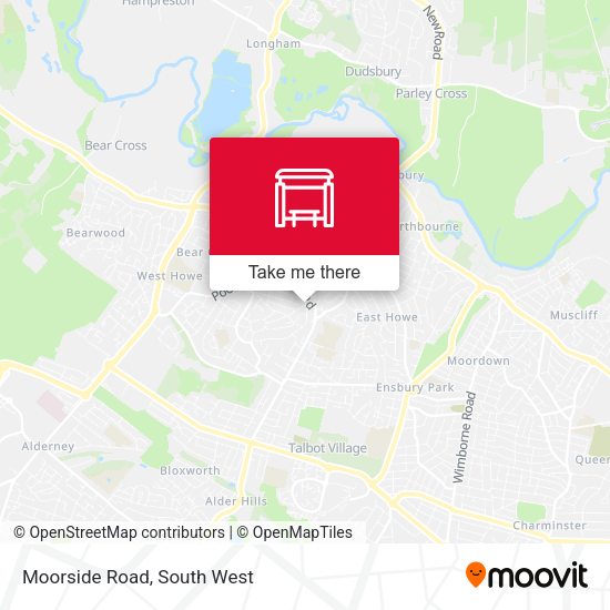 Moorside Road map