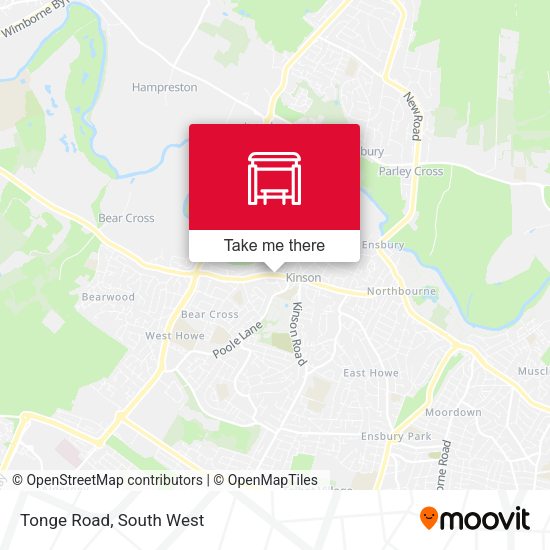 Tonge Road map
