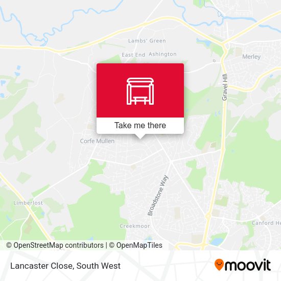 Lancaster Close map