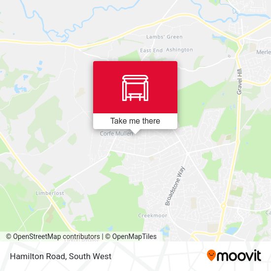 Hamilton Road map