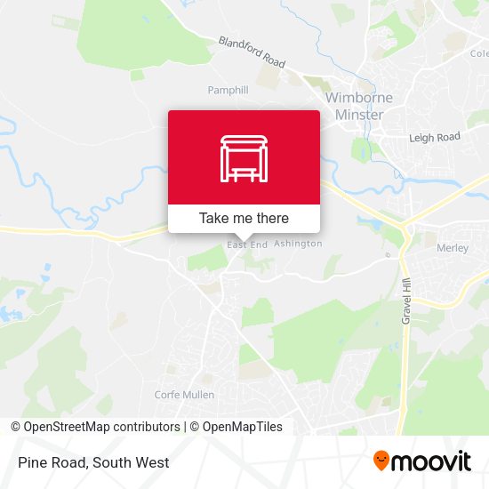 Pine Road map