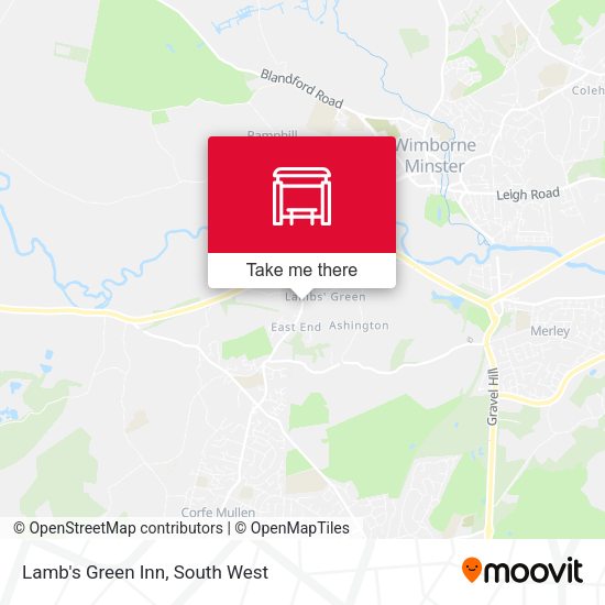 Lamb's Green Inn map