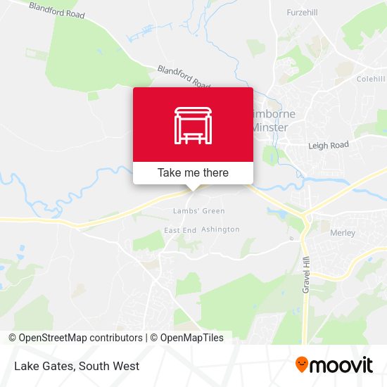Lake Gates map