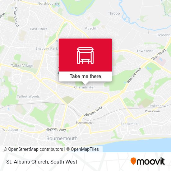 St. Albans Church map