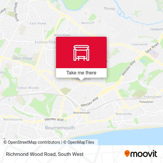 Richmond Wood Road map