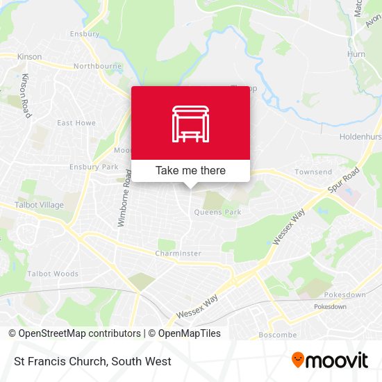 St Francis Church map