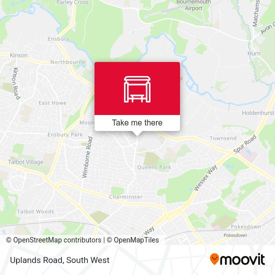 Uplands Road map