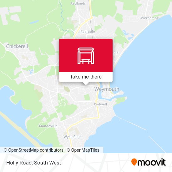 Holly Road map
