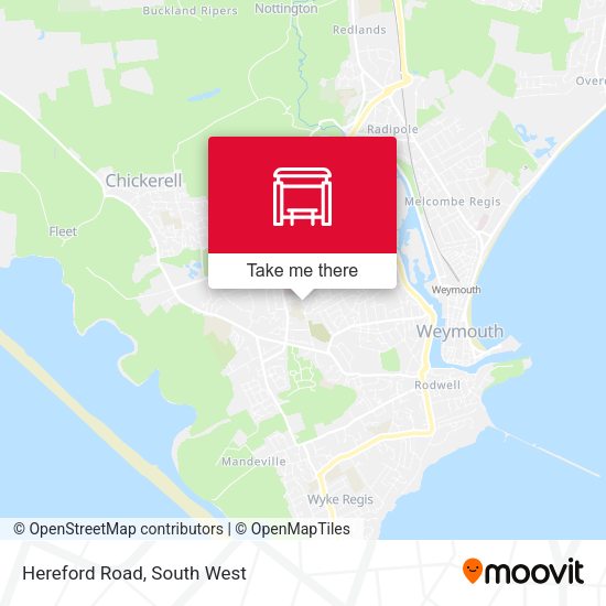 Hereford Road map