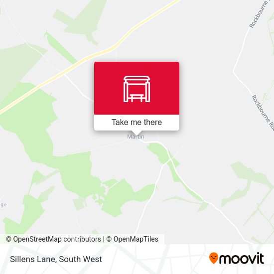 Sillens Lane map