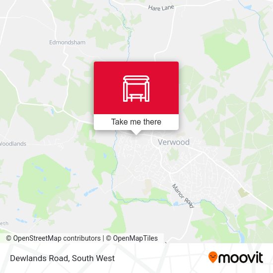 Dewlands Road map