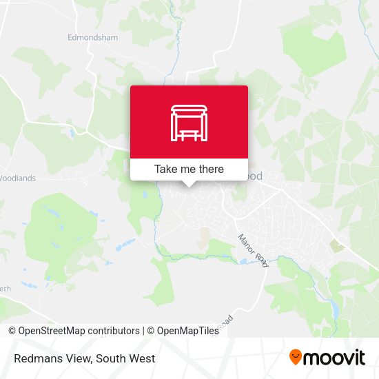 Redmans View map