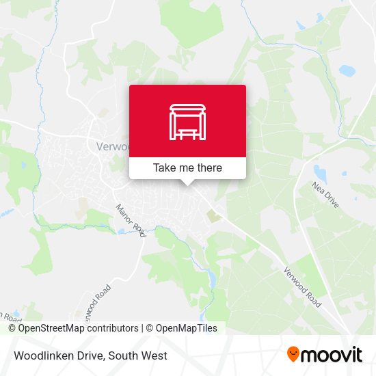 Woodlinken Drive map