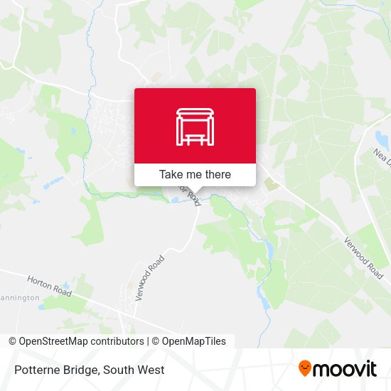 Potterne Bridge map