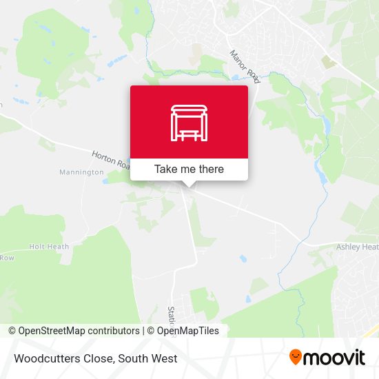 Woodcutters Close map
