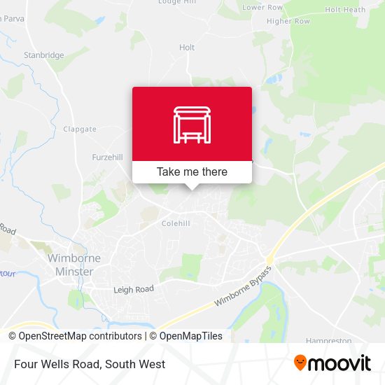 Four Wells Road map