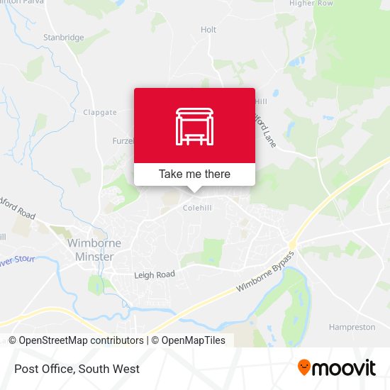 Post Office map