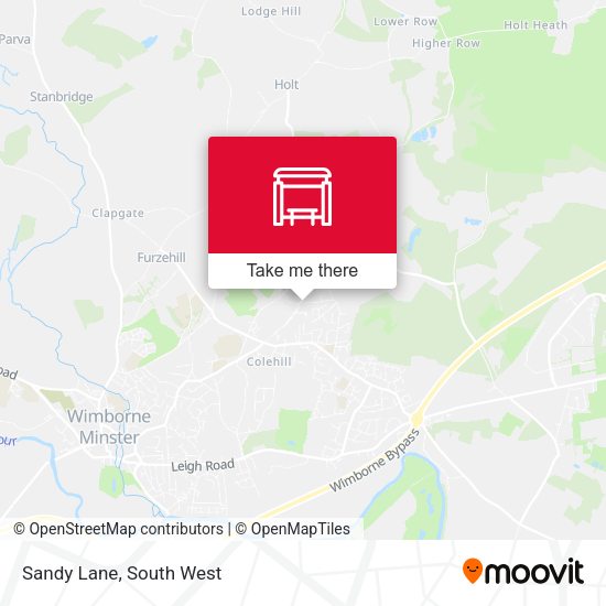 Sandy Lane map