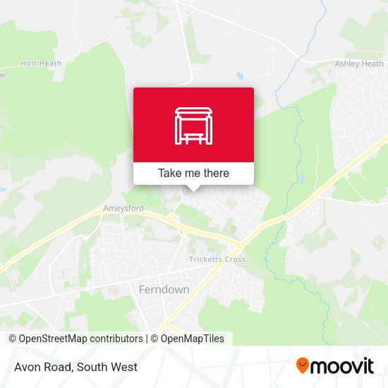 Avon Road map