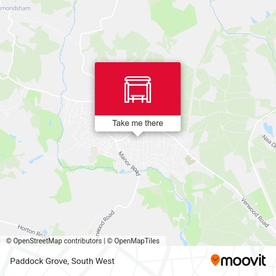 Paddock Grove map
