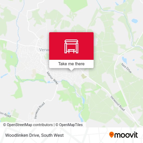 Woodlinken Drive map