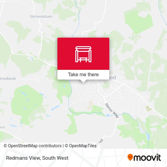 Redmans View map
