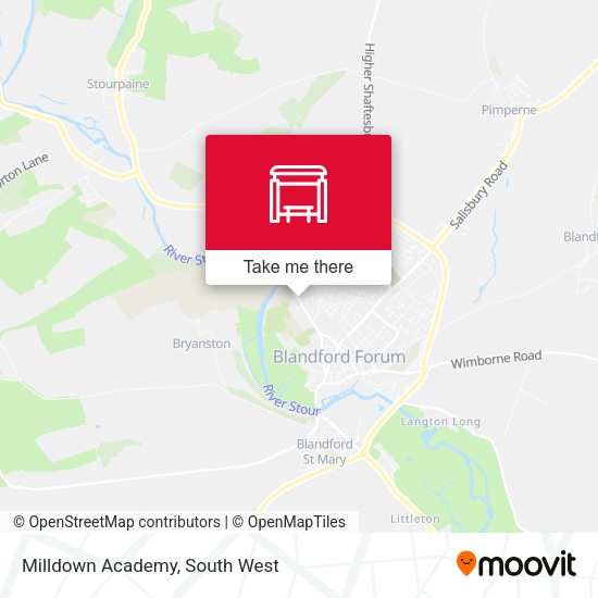 Milldown Academy map