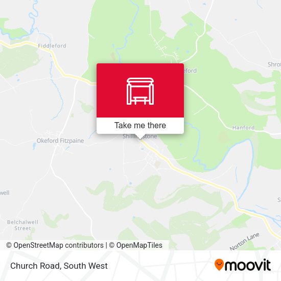 Church Road map