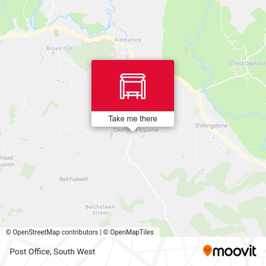 Post Office map