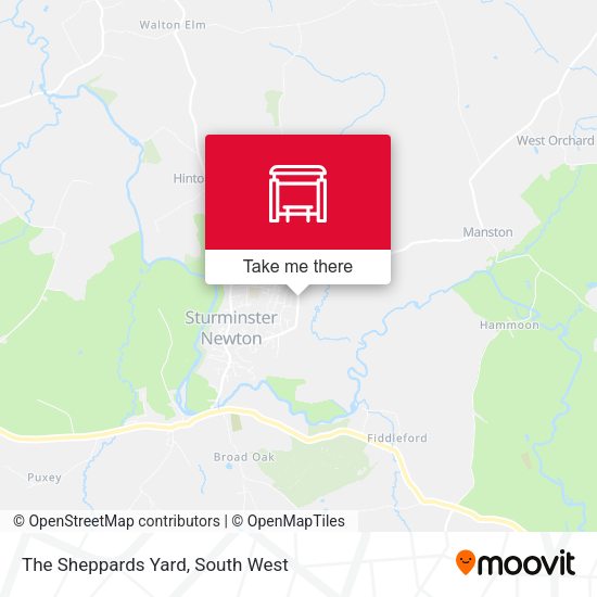 The Sheppards Yard map