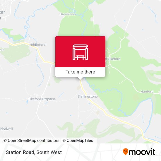 Station Road map