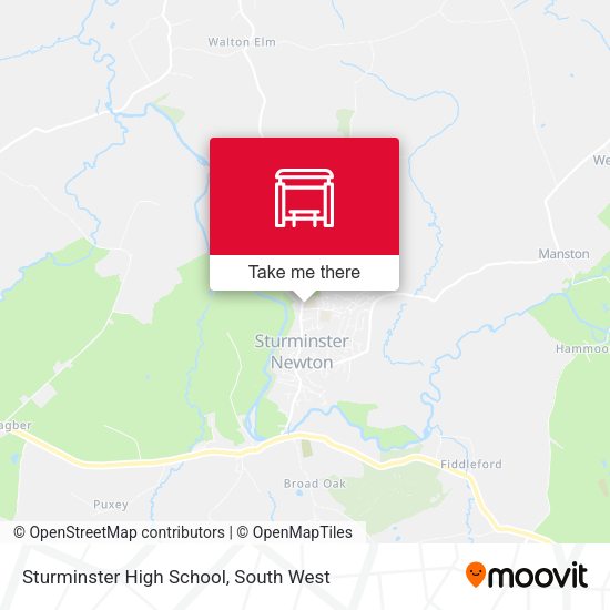 Sturminster High School map