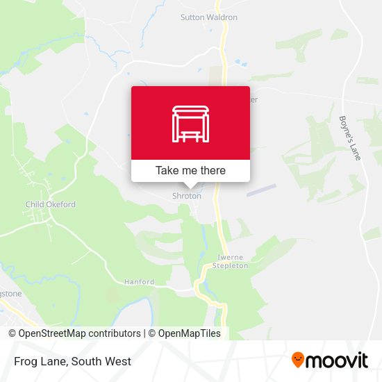 Frog Lane map