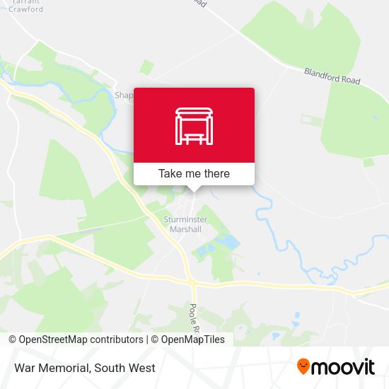 War Memorial map