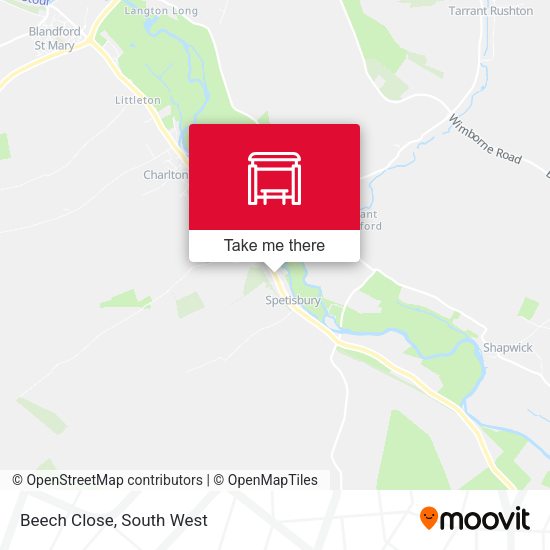 Beech Close map