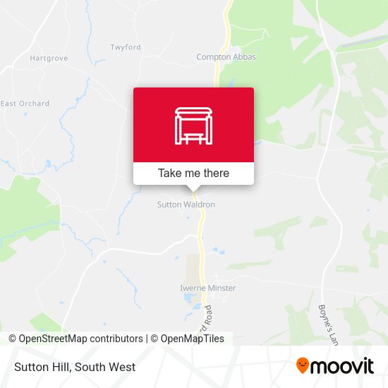 Sutton Hill map