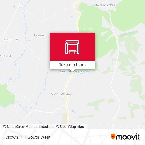 Crown Hill map