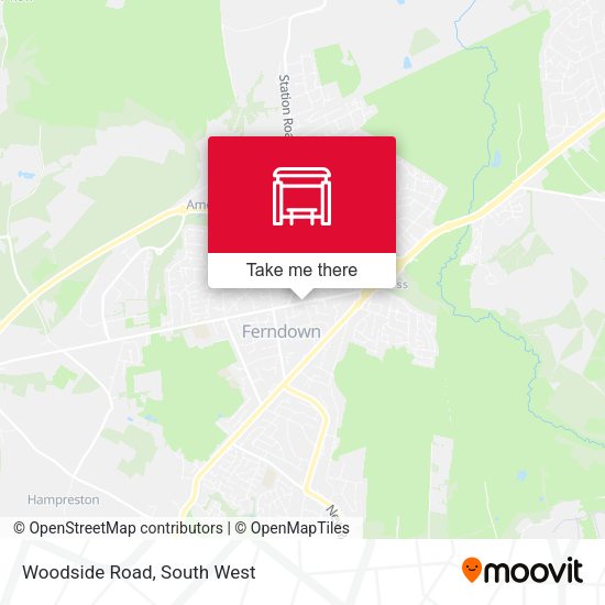 Woodside Road map