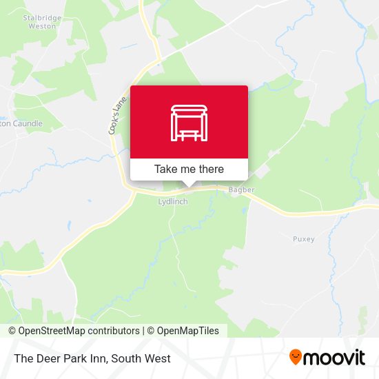 The Deer Park Inn map