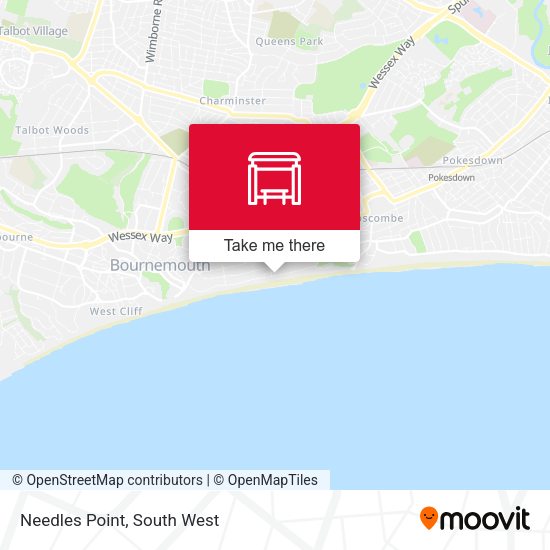Needles Point map