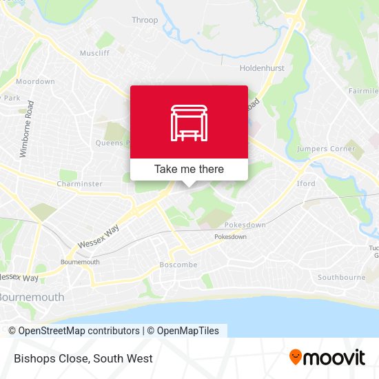 Bishops Close map