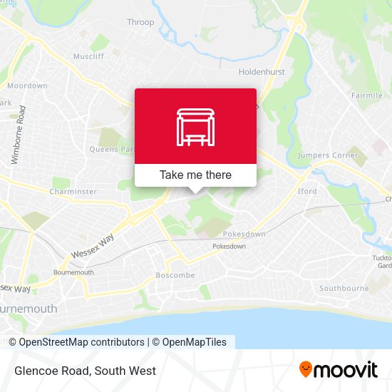 Glencoe Road map