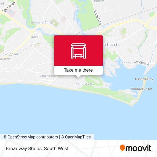Broadway Shops map