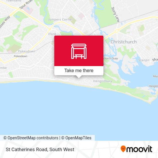 St Catherines Road map