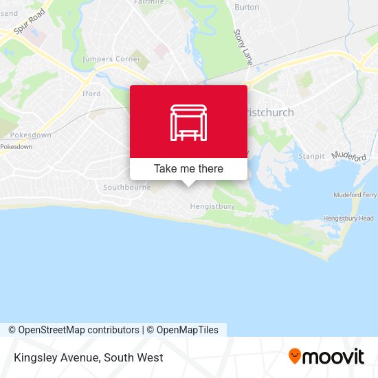 Kingsley Avenue map