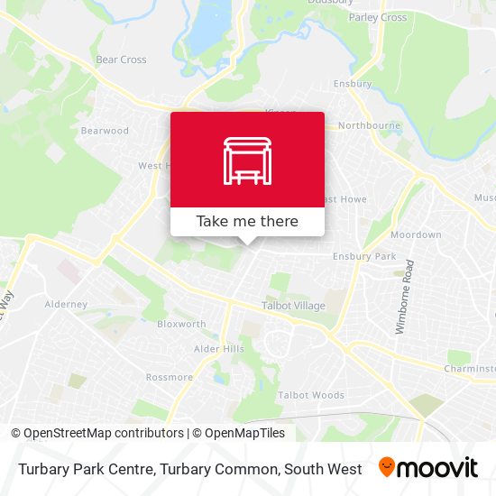 Turbary Park Centre, Turbary Common map