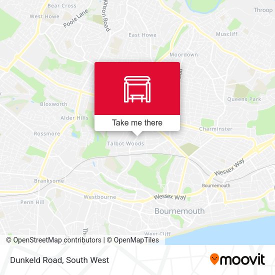 Dunkeld Road map