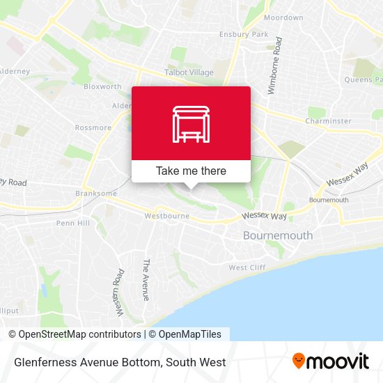 Glenferness Avenue Bottom map